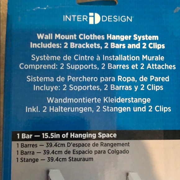 🛑SOLD🛑 wall mount clothes hanger system - Picture 8 of 8